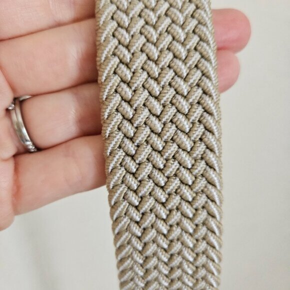 NWOT! Perry Ellis Woven Webbed Belt - Picture 2 of 4